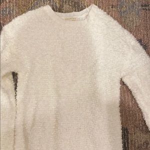 copper key fuzzy sweater